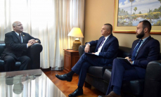 Presidente de la CSJ, doctor Benítez Riera, se reunió con el embajador de Rusia